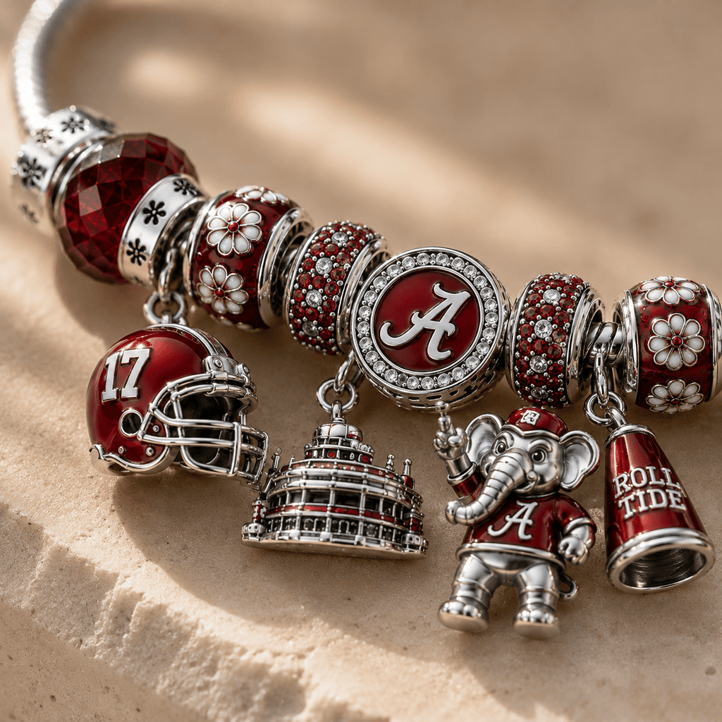 ACT Silver Charm Bracelet Set NTTB