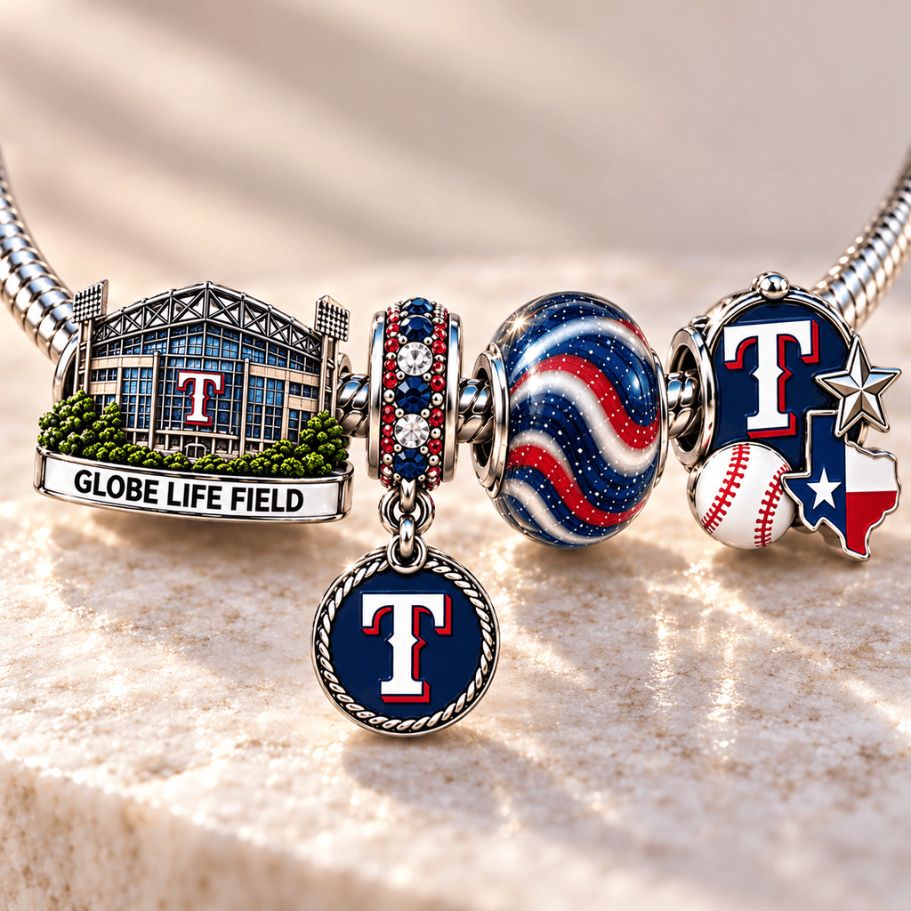 TXG Silver Charm Bracelet Set NHVH