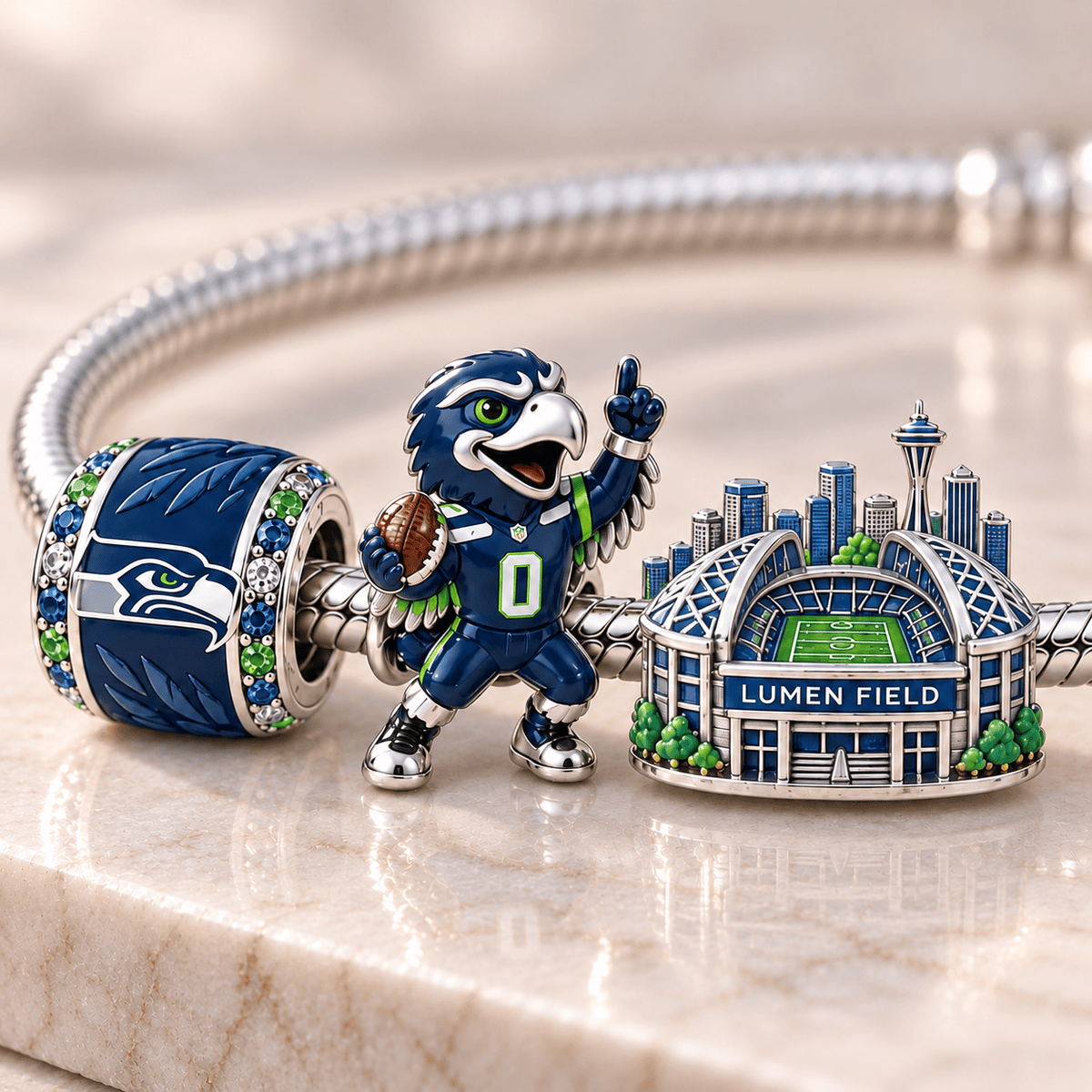 STSH Silver Charm Bracelet Set HQH
