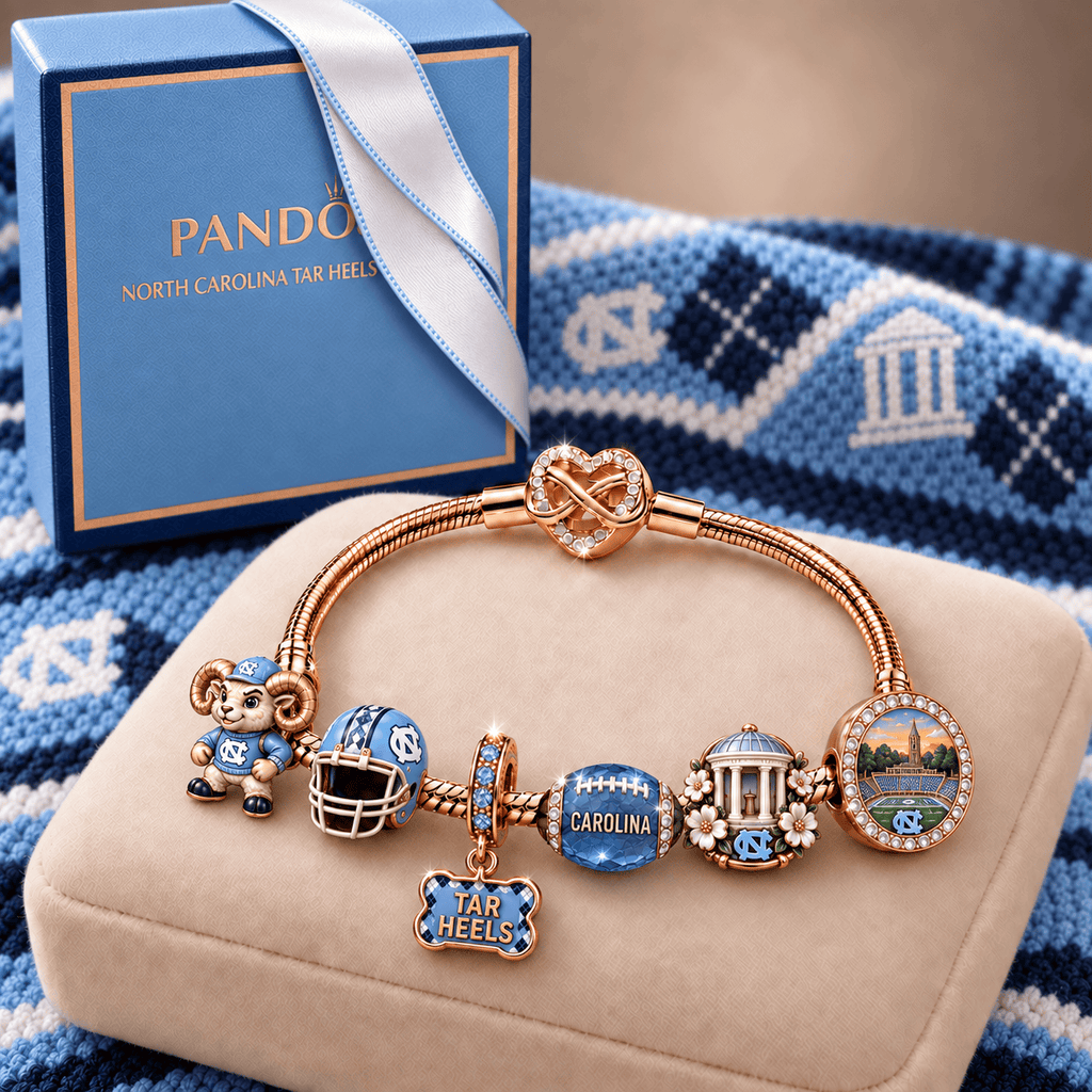 NCTH Rose Gold Charm Bracelet Set TMH