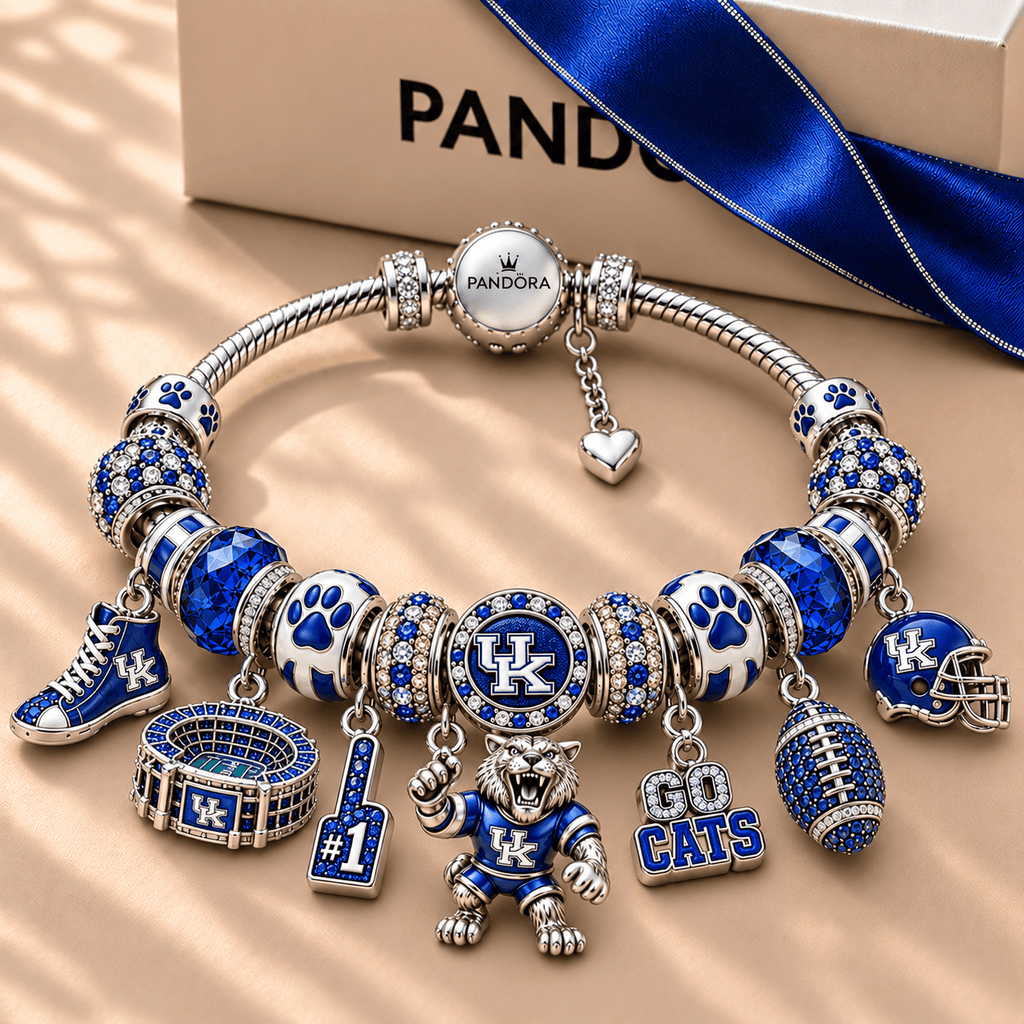 KWBK Silver Charm Bracelet Set NTTB