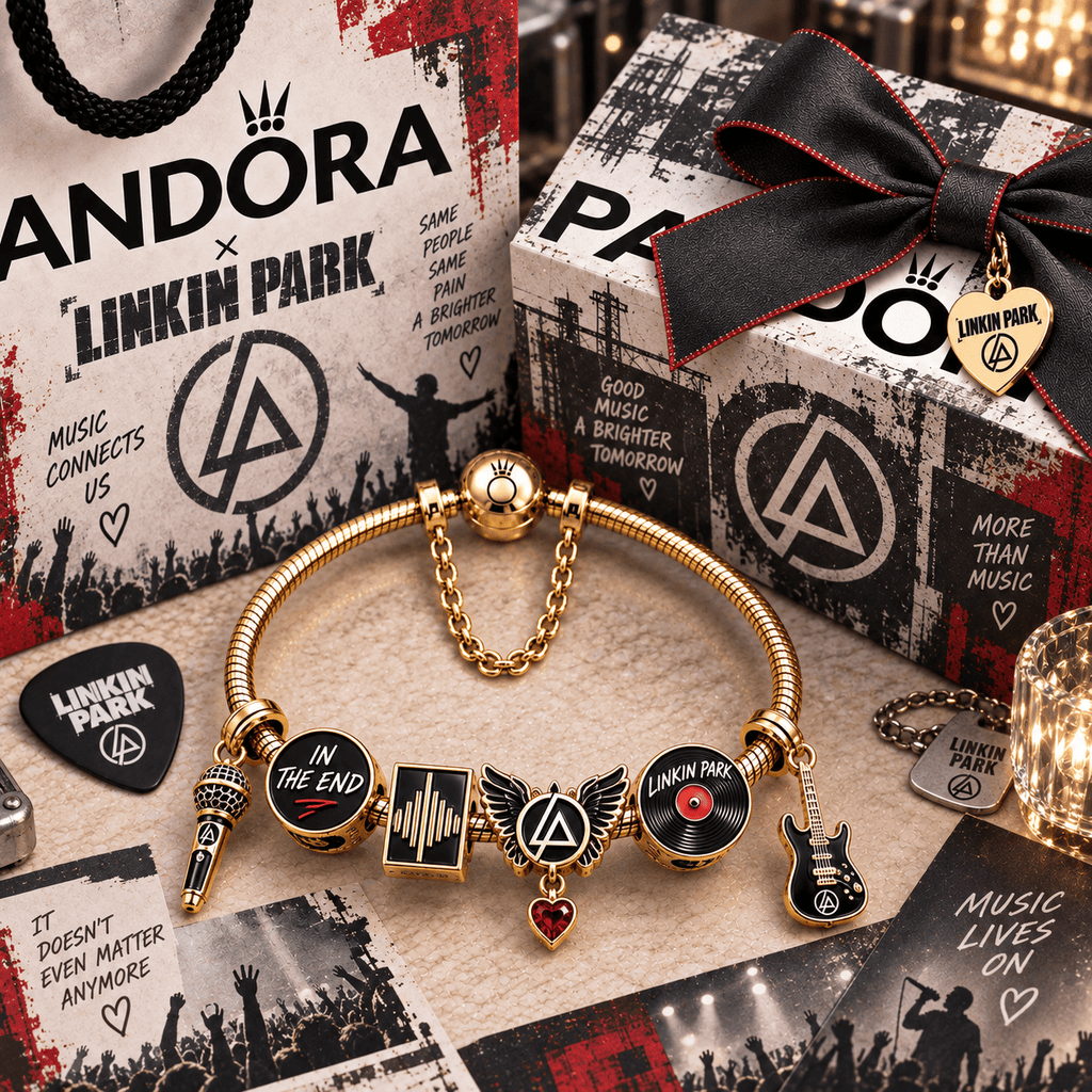 LKP Gold Charm Bracelet Set PTT
