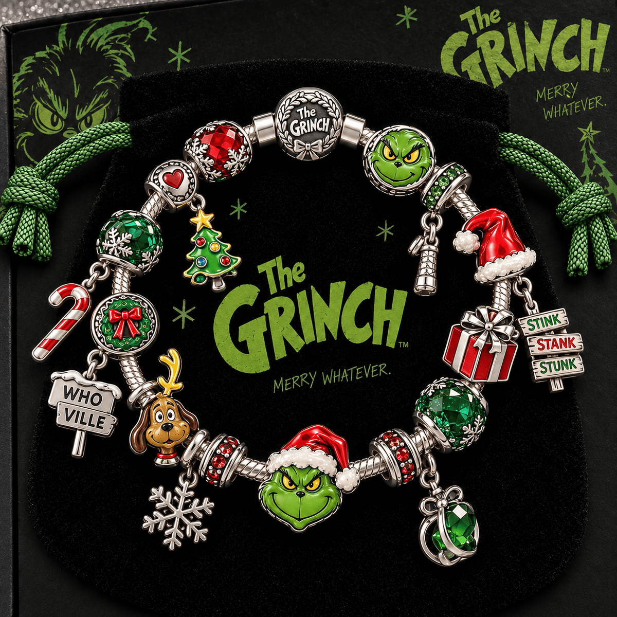 TGR Silver Charm Bracelet Set TTTT