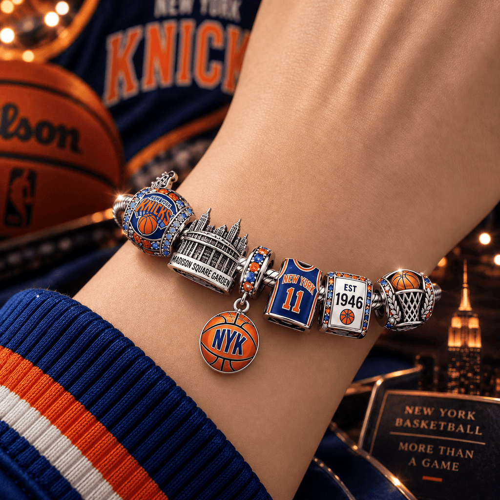 NYK Silver Charm Bracelet Set PTT