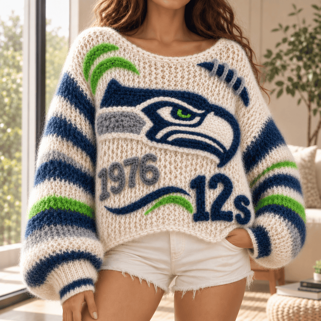 STSH Women’s Open-Knit Sweater NTKO
