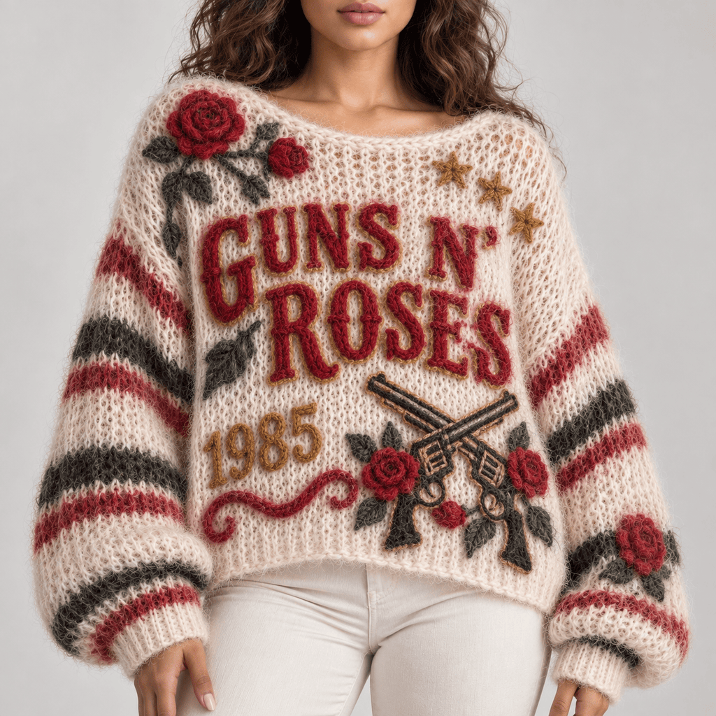GNR Women’s Open-Knit Sweater DNBN