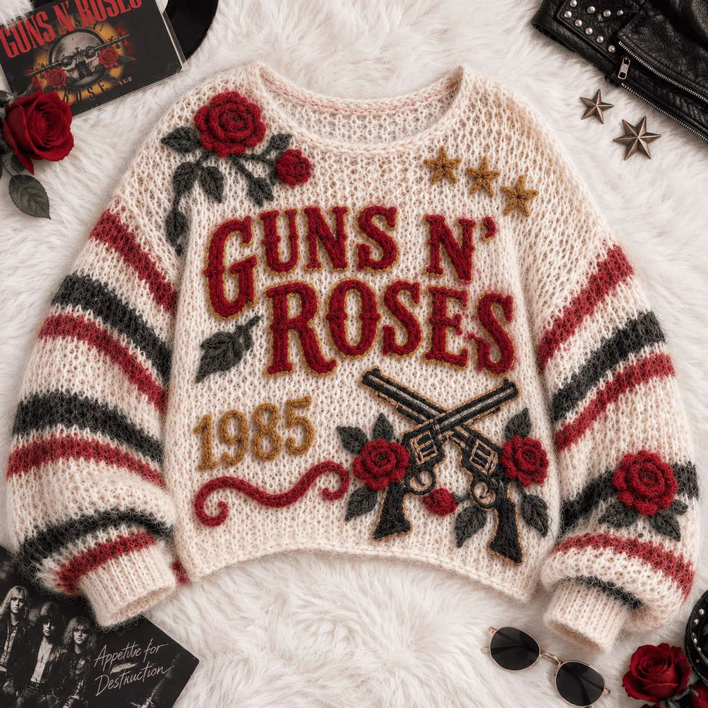 GNR Women’s Open-Knit Sweater DNBN