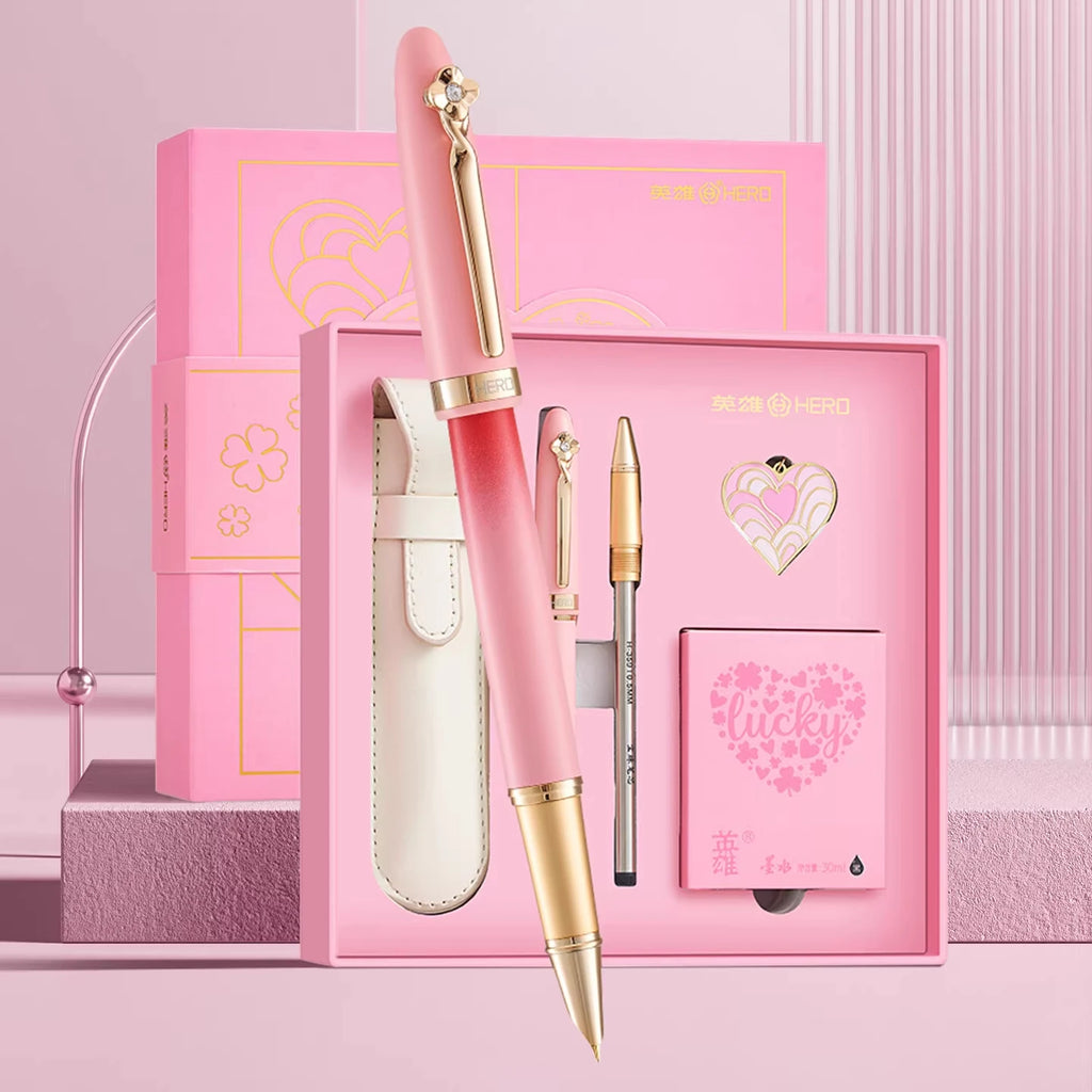 Hero 5069 Premium Fountain Pen for Women Coming-of-Age & Valentine's Day Gift for Girlfriend