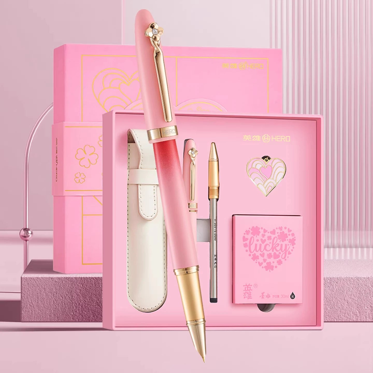Hero 5069 Premium Fountain Pen for Women Coming-of-Age & Valentine's Day Gift for Girlfriend