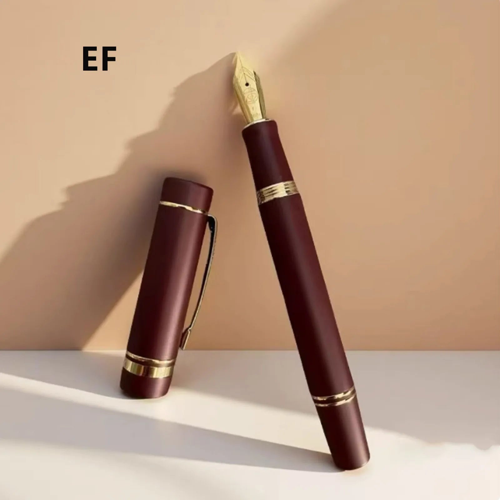 Lemon M1a Metal Fountain Pen Piston Filling Handcrafted Naginata Togi Long Blade Nib for Chinese Calligraphy Writing gift pens