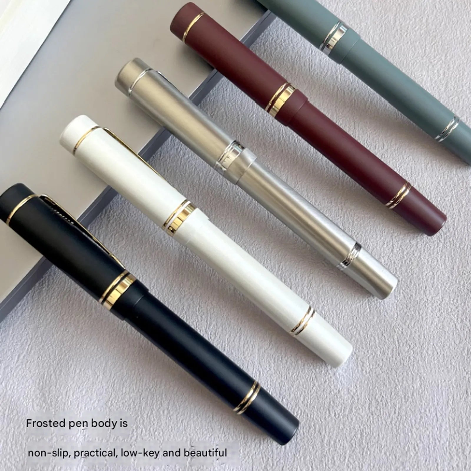 Lemon M1a Metal Fountain Pen Piston Filling Handcrafted Naginata Togi Long Blade Nib for Chinese Calligraphy Writing gift pens